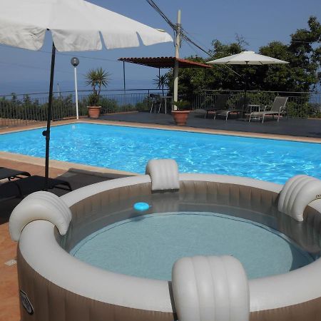 Al Villino Sunset, In Villa Con Piscina Ed Idromassaggio SantʼAlfio Zewnętrze zdjęcie